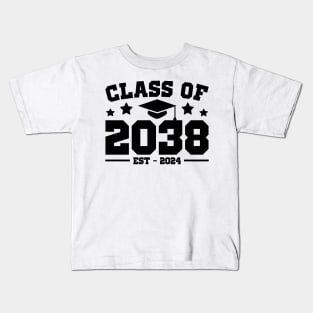 Class of 2038 Grow with me First Day of School Kids T-Shirt